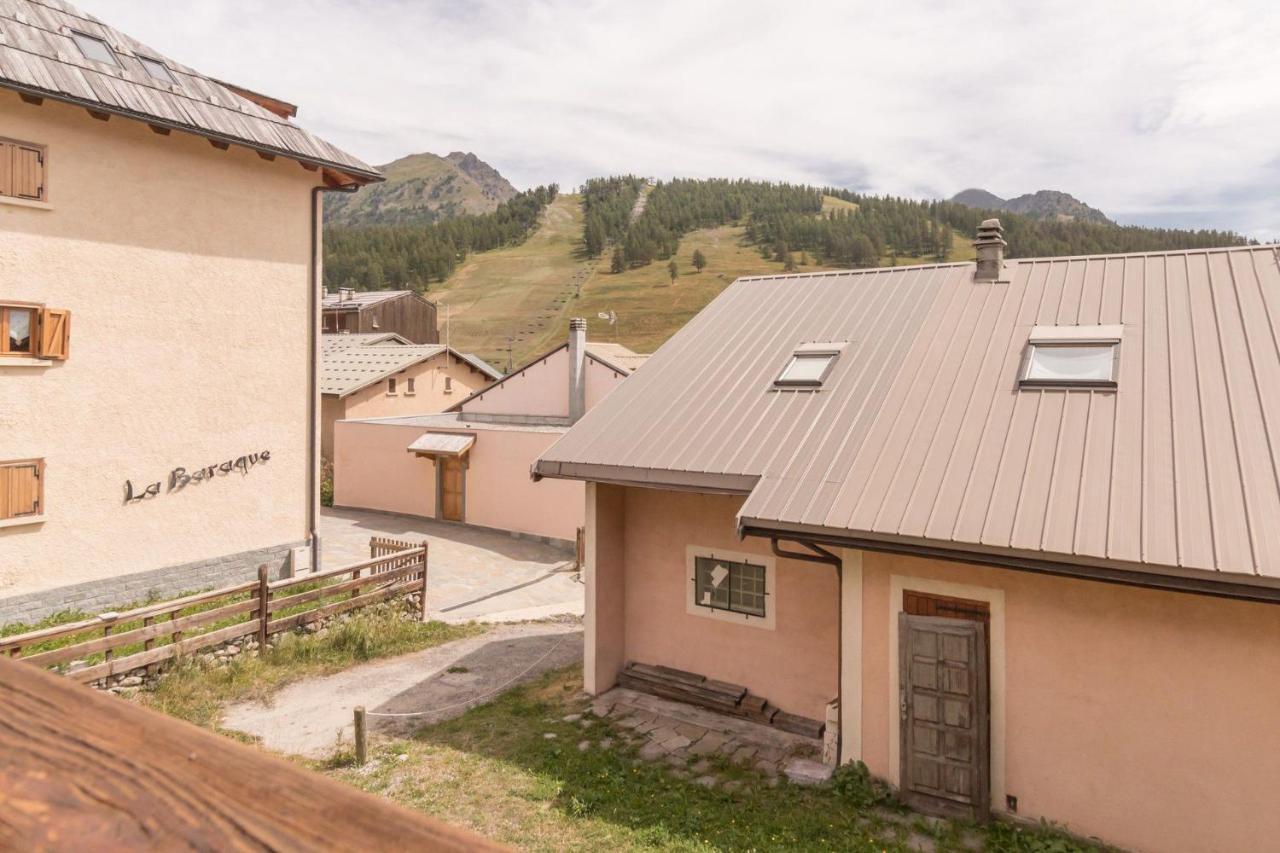 Trilocale Fronte Piste A Montgenevre Apartment Bagian luar foto